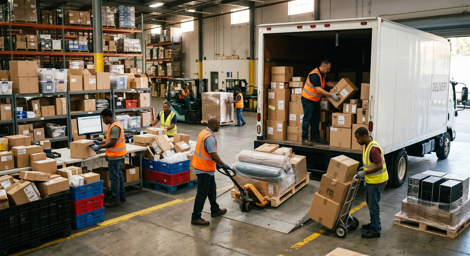 Part Truck Load (PTL) shared parcel transport service